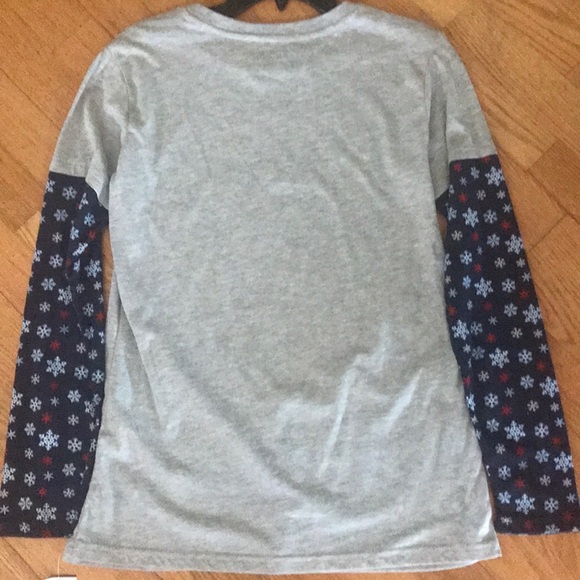 Xmas is coming! Great Holiday BNWT Cutest Rudolph Long Sleeve Top - Picture 3 of 5